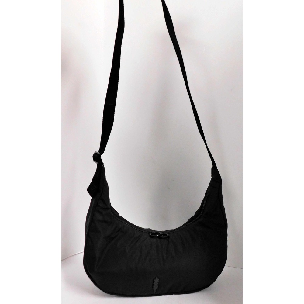 Thacker New York Zoe Hobo Black Nylon Featherweight Hobo Bag